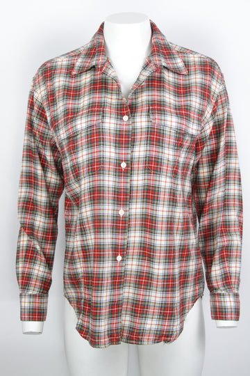 Vintage Jil Sander Checked Blouse - S