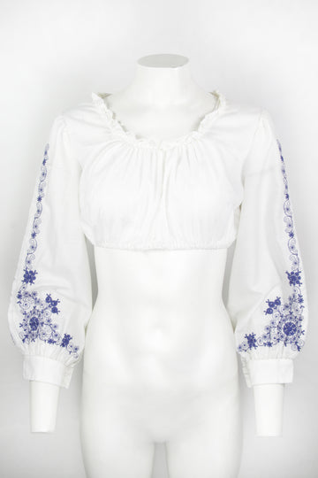 Vintage Embroidered blouse  - S