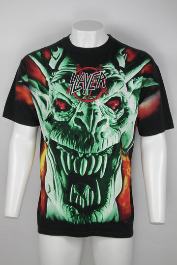Vintage Rare 1996 Slayer All Over Print T-shirt By Winterland - XL