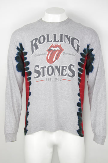Vintage Liquid Blue Rolling Stones Long sleeved tie dye t-shirt - L