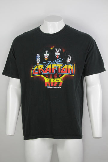 Vintage Kiss Matt Crafton Nascar T-shirt  - L