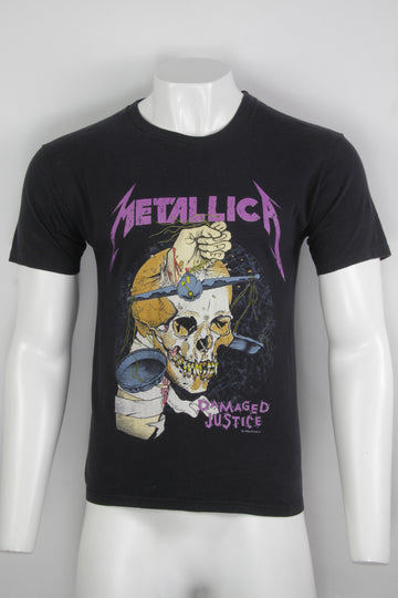 Vintage Rare 1988 Metallica Damaged Justice Pushead Single Stitch T-shirt  - M