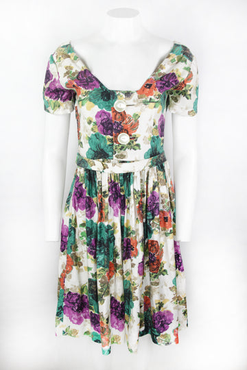 Vintage 50s dress - S