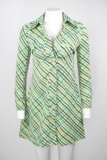 Vintage 70s Ultra slim fit Lilian Burty dress - S