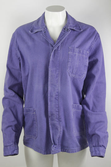 Vintage Light Blue European Work Jacket - S