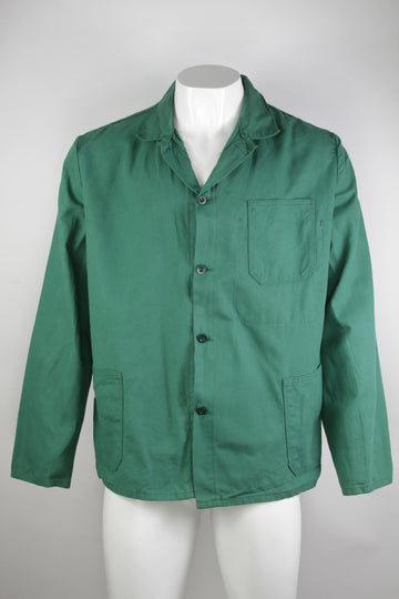 Vintage Green European Work Jacket - XL