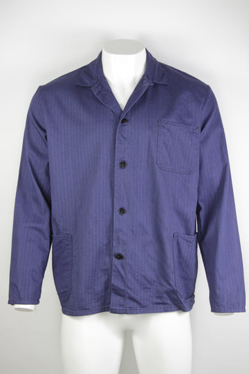 Vintage Herringbone European Work Jacket - XL