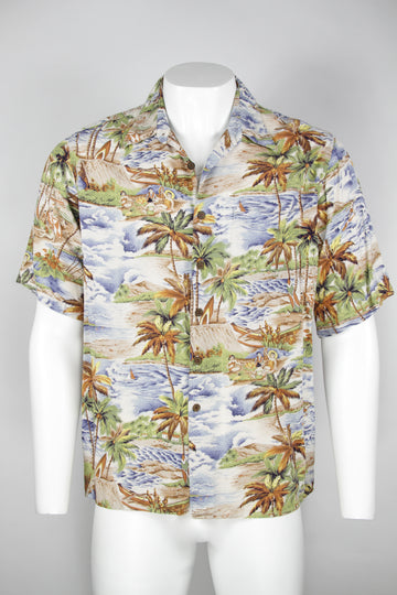 Vintage Rayn Spooner Hawaiian shirt with match up pocket - XL