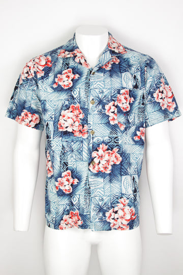 Vintage 50s HoAloha Hawaiian Shirt - L