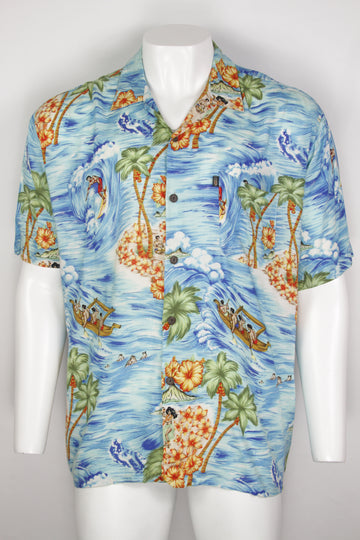 Vintage 90s Hawaiian shirt - XL