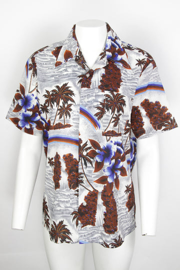 Vintage 70s Kings Road Hawaiian Shirt - M