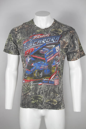 Vintage Stockcar Racing Real Tree T-shirt  - L
