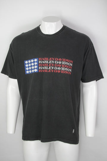 Vintage Harley Davidson Naples Florida Distressed T-shirt - XXL
