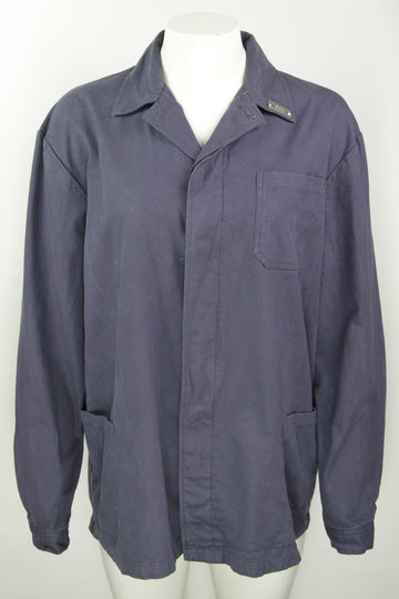 Vintage Blue Workwear Jacket with Collar tag - L