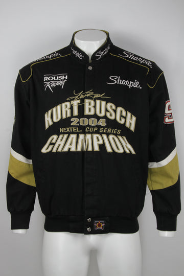 2004 Nascar Kurt Busch champion jacket - L