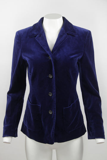 Vintage Jil Sander Fitted Velvet blazer  - S