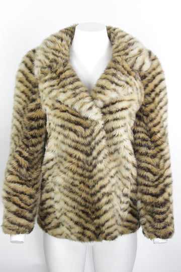 Vintage Faux Fur Jacket - S