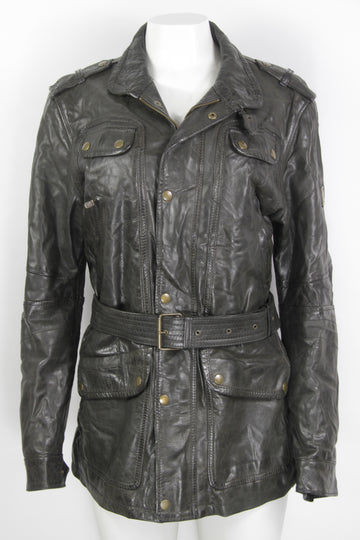 Vintage Belstaff Leather Biker Jacket - M