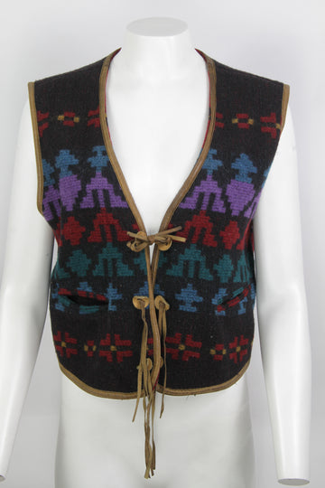 Vintage Woolrich Wool Waistcoat - XL