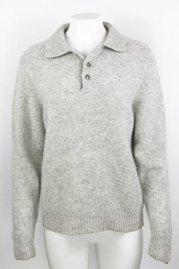 Vintage Valentino Jeans Lambs Wool Polo Shirt - M