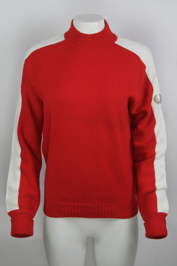 Vintage 70s Fred Perry Ski Jumper - M