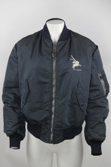 Vintage Avirex MA-1 with 1st Airborne Pegasus Logo - M