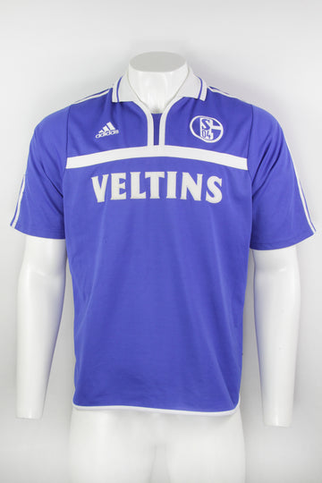 Vintage Adidas Schalke 04 Football kit Top 2000-01 - L