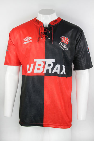 Vintage Umbro Flamengo Brazil Centenary 1995 Football Kit Top - XL