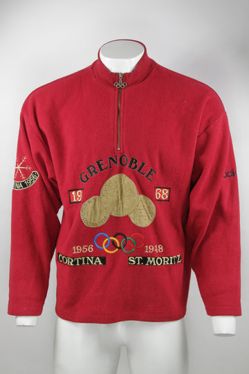 Vintage Rare Adidas Grenoble 1968 Olympics Adidas fleece - M/L