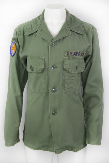 Vintage OG Early 60s US Airforce Shirt  With 10th Airbourne - S