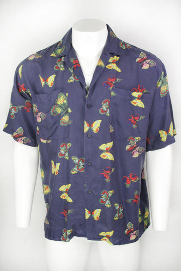 Vintage 90s Silk Shirt - L