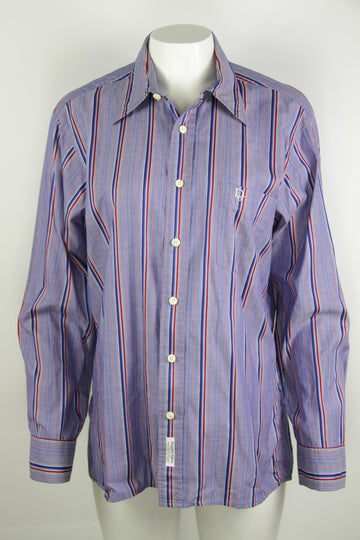 Vintage Christian Dior Striped Shirt - M