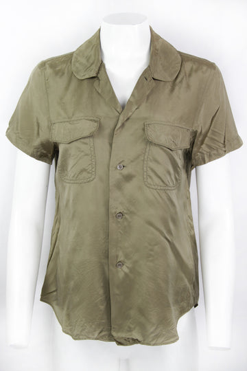 Vintage 90s Comme Des Garcons  Rayon Shirt  - S