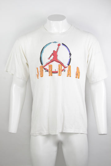 Vintage Rare Gray Label Nike Air Jordan Single Stitch T-Shirt - Made In The USA - XL