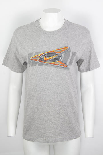 Vintage Nike Red Swoosh White Label T-Shirt - L