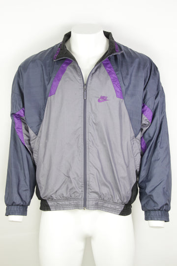 Vintage 80s Nike Gray Label Just Do It Shell Jacket - XL