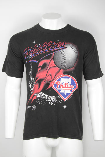 Vintage 90s Phillies Baseball Single stitch t-shirt - M