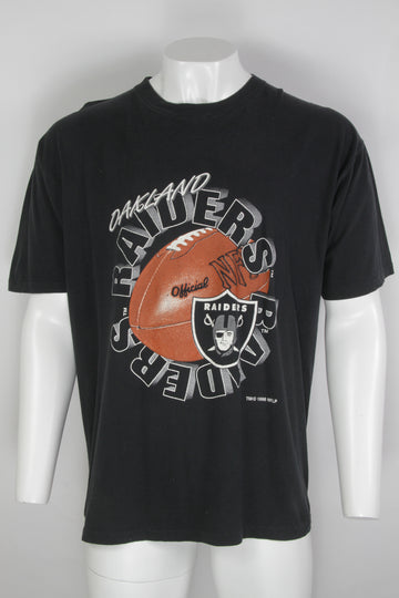 Vintage 1996 Oakland Raiders Single Stitch T-shirt - XXL