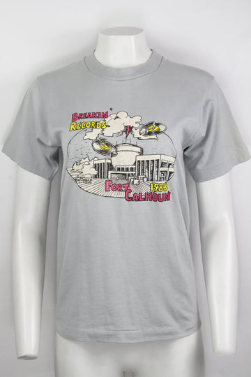 Vintage Breaking Records 1988 Single Stitch T-shirt - S