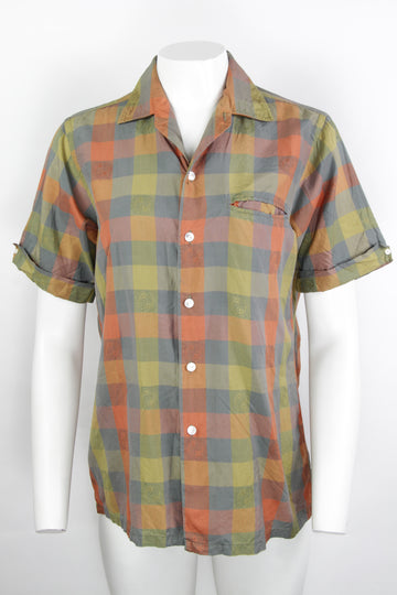 Vintage 50s Bettelstein's Houston Silk Shirt - S
