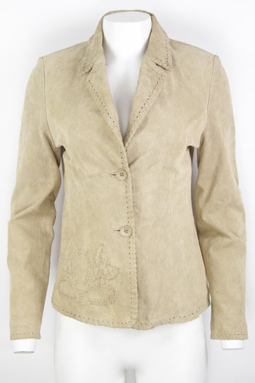 Vintage Y2k Suede Jacket - S