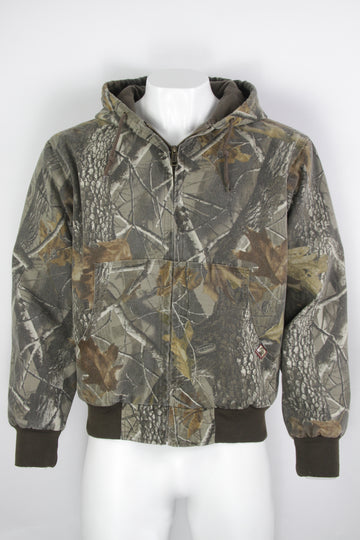 Vintage Real Tree Canvas Work Jacket - L