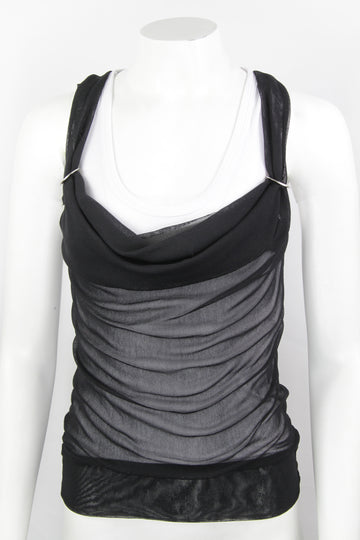 Vintage Y2K Racerback layered top - S