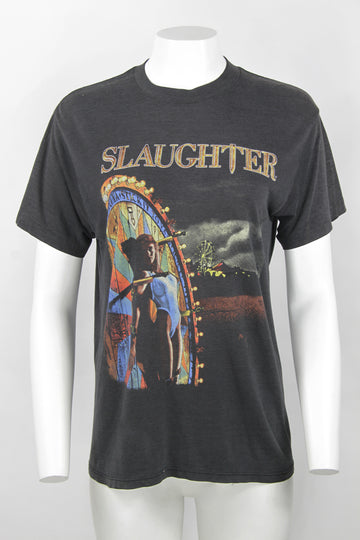 Vintage 90s Slaughter band tee - Stick it to ya! - Black - M