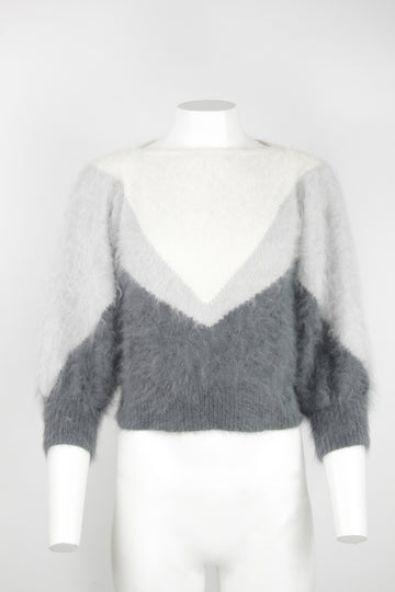 Vintage 80s ladies Angora sweater - M