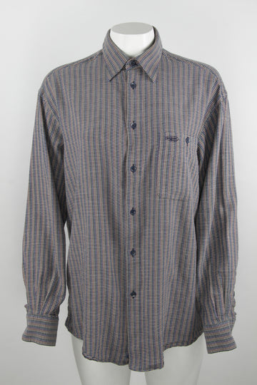 Vintage Missoni sport 90s colourful pattern shirt - L