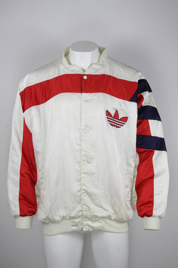 Vintage Adidas satin baseball jacket - XL
