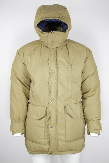 Vintage Brown Label 70s the north face down jacket with detachable hood - L