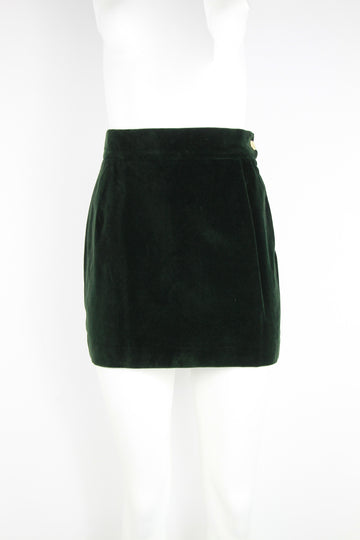Vintage Vivienne Westwood velvet mini skirt - S/M
