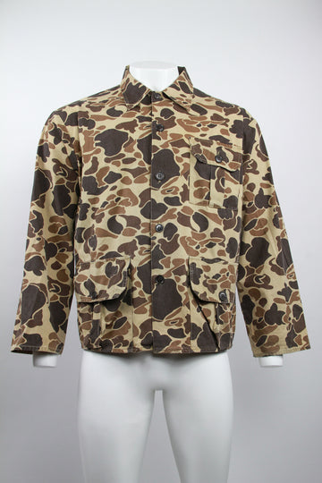 Workwear Shirt - Hunting style cammo canvas - Brown - L